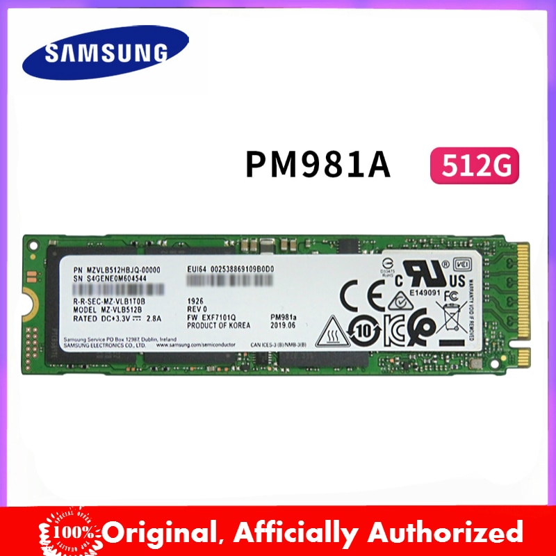 Ｚ-SSD M.2 PM981A 256GB 512GB 1 ׶Ʈ  SS..